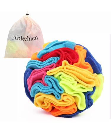 Ablechien Snuffle Mats for Dog Small - Dog Sniff Mat Foraging Mat for Dogs Sniffing Mat Pad Blind Dog Toys Encourages Natural Foraging Skills for Training and Stress Relief Medium Snuffle Ball