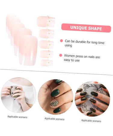 Housoutil 1 Set Little Fresh and Sweet Method Press on Fake Nails Fake Nails Kit Women Fake Nails Press on Nails Manicure Supplies Fake Nails Tips Shoe Straps French Accessories Jelly Glue - Buy Online on GoSupps.com