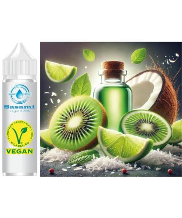 Kiwi Cascade Kiwi Lime Coconut Flavor Concentrate Vegan Sasami 100ml