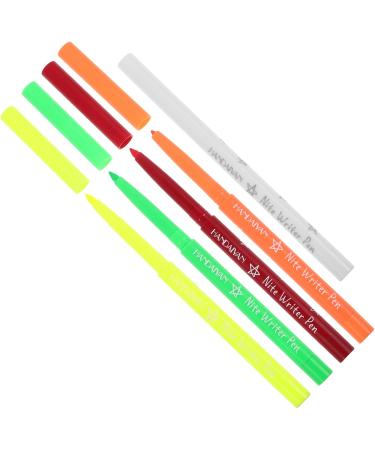 Baluue 25 Pcs Halloween Paint Pen Glow Eyeliner Pencil Eye Liner Eyeliner Fluorescence Eye Line Pen Plastic 12.00X0.80X0.80CMx5pcs Assorted Colorx5pcs - Buy Online on GoSupps.com