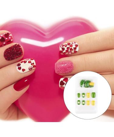 dijiusidy False Nail Perfect Matching Simple to Wear Fingernail Full Coverage Press Type Strong Viscosity Adjustable Paster Type 10 F741 Type 10 F741 - Buy Online on GoSupps.com