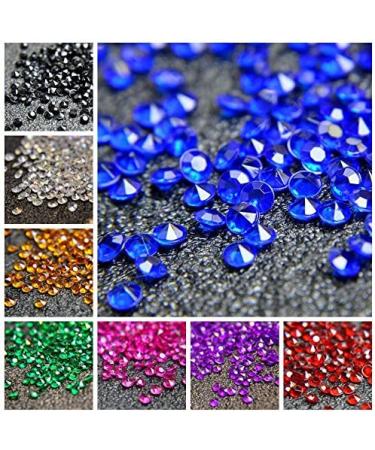 Angzhia 2000pcs Dark Purple 8mm Acrylic Diamonds Wedding Table Scatter Confetti - Bridal Shower Vase Decorations - Buy Online on GoSupps.com