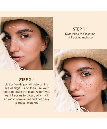 PICKX Freckle Pen 4 Colors Set - Waterproof & Long-Lasting Fake Freckle Makeup in Light Brown Shade - Buy Online on GoSupps.com
