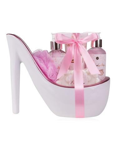 Accentra Velvet luxury swimming set gift set in beautiful white ceramic pump 6-piece luxury beauty set for a relaxed spa experience - Buy Online on GoSupps.com