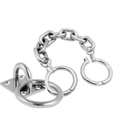 Lyaor 2 Pieces 304 Stainless Steel Augtplate with M8 Eyelet Bracket - Durable 180kg Wall Hook for Hanging Hammocks Boxing Bags Yoga Ropes - International Shipping Available - Buy Online on GoSupps.com