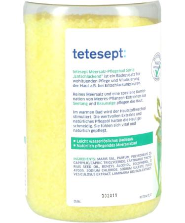 Buy 3x Tetesept Purifying Sea Salt Bath - 100% Natural Sea Salt 750g | International Shipping - Buy Online on GoSupps.com