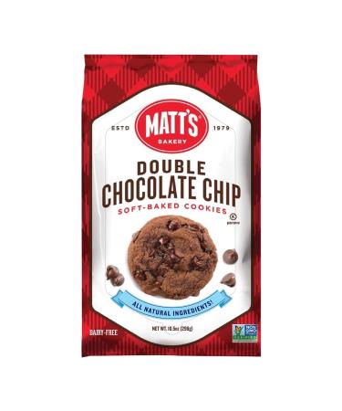 Matt's Bakery | Cookies | Soft-Baked, Non-GMO, All-Natural Ingredients; Single Pack of Cookies (10.5oz) (Double Chocolate Chip)