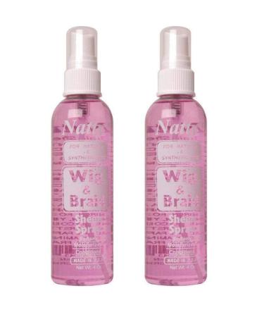 Natty Wig & Braid Sheen Spray 4 oz (Pack of 2)