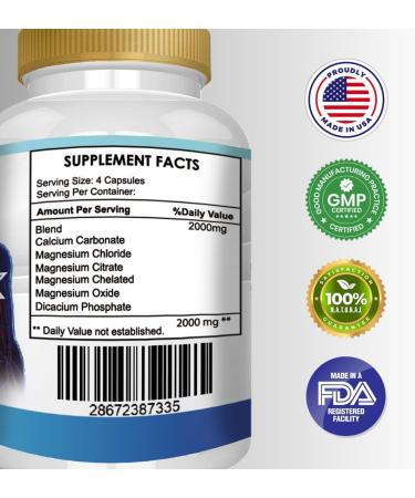 Magnesium Chloride Complex 140 Capsules - Buy Online on GoSupps.com