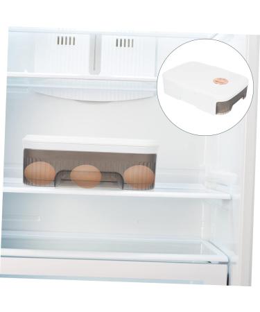 Zerodeko Egg Storage Container Box Bin Refrigerator Style Holder Fresh Organizer Storage Eggs With Type Lid Container Large - Buy Online on GoSupps.com