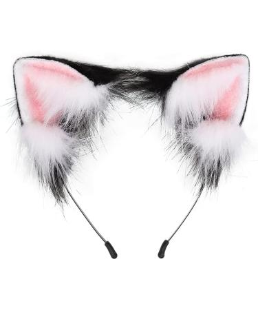 hgnxa Women Animal for Ears Hair Hoop Plush ry Handmade Headband Anime for Halloween Christmas Cosplay Accessori Pink - Buy Online on GoSupps.com