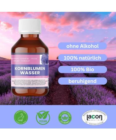 Nakobe Centaurea Cyanus Flower Water 500 ml 2 x 250 ml Centaurea Cyanus Flower Water pure flower hydrolate without alcohol for face eyes and DIY cosmetics vegan and plantbased 500 500 ml 1er Pack - Buy Online on GoSupps.com