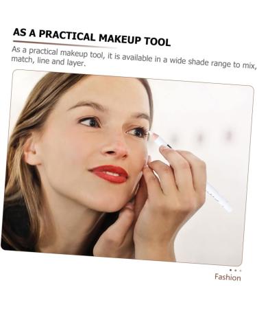 DRESSOOS 24pcs Eyeliner Pencil Eye Makeup Tool Liquid Eyeliner Highlighter Eye Liner Woman Wooden Pole White - Buy Online on GoSupps.com