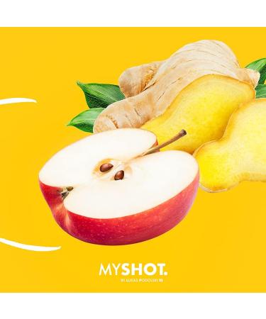  MYSHOT. By Lukas Podolski 10 Ginger shot - for a delicious moment of freshness. Organic and vegan. NO sugar WITHOUT additives. 21 x 60 ml - Buy Online on GoSupps.com