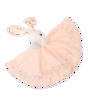 PRETYZOOM Towel Soothing Toys Calming Toy for Babies Teething Towels Sleeping Doll Toddler Pink