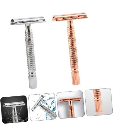 Angoily Double-Sided Razor Tool for Men | Aluminum Alloy Handle | Perfect Father's Birthday Gift | International Shipping - Buy Online on GoSupps.com