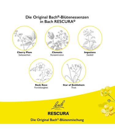 Buy Original Bach RESCUE Spray - Alcohol-Free 20ml | Soothing Bach Flower Remedy for Stress Relief - Buy Online on GoSupps.com