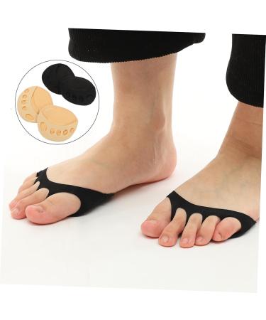 Beaupretty 2 Pairs Forefoot Pad Invisible Women's Toe Socks Cotton Assorted Color 9X8CM - Buy Online on GoSupps.com
