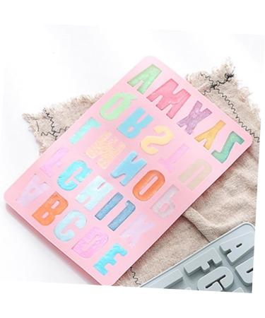 Ciieeo 2 Pcs 26 Alphabet Silicone Mold Ice Cube Decor Candle Molds Letter Fondant Silicone Molds for Soap Silicone Fondant Molds Silicone Baking Mold Chocolate Mold Alphabet Dessert Mold Pinkx2pcs 27.2X18.2X1.3CMx2pcs - Buy Online on GoSupps.com