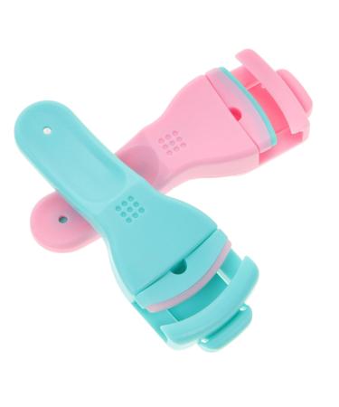 2pcs Eyelash Curler Lashes Tool Lash Tools Pink Hair Rollers Makeup Tools Curlers Curved Lash Curler Eyelashes Curl Tool Eye Makeup Tool Refills Hair Curler Curling Tools Plastic