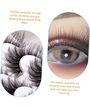 Angoily 4 Boxes Messy False Eyelashes Fluffy False Lashes for Women Natural False Eyelashes Women Fake Eyelashes Natural False Lash Glitter Lashes Miss Halloween Fox Imitation - Buy Online on GoSupps.com