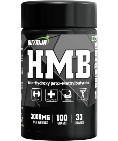 HMB Powder (Beta-Hydroxy Beta-Methylbutyrate) 100 Grams - Pure HMB
