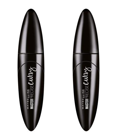 Maybelline New York Eyestudio Master Precise Curvy Liquid Eyeliner 01 Black - Pack 2