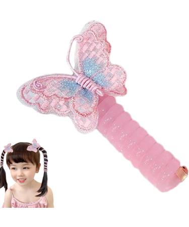 Hair Ties Colorful Telephone Wire Hair Bands For Girls Telephone Lines Hair Bands Ponytail Holder For Girls Kids Teens Pink - Buy Online on GoSupps.com