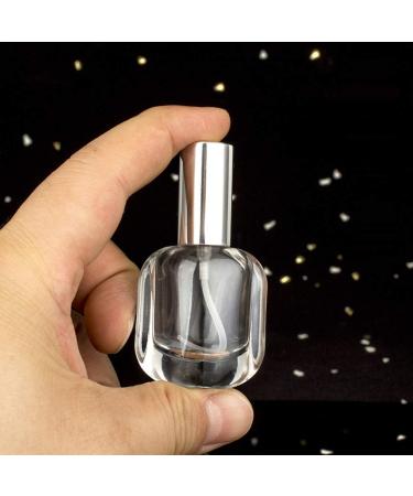 Buy 2 Pack 10ml Clear Glass Refillable Perfume Atomizer - Portable Spray Bottles for Travel with Mini Funnels & Dropper | Perfect for Scent Storage - Buy Online on GoSupps.com