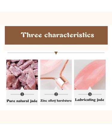 Jade Roller & Gua Sha Set | White Jade Facial Tool for Anti-Aging Detox & Glowing Skin - Buy Online on GoSupps.com