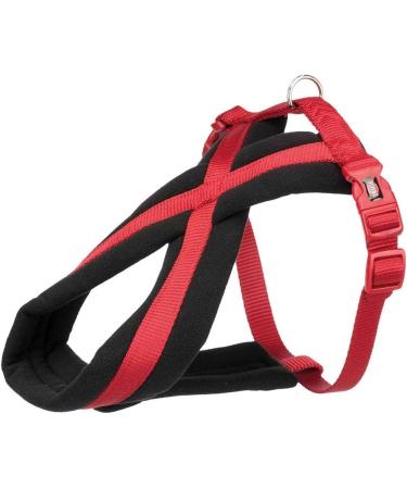 Trixie Premium Touring Harness Size M - Red Sporty Dog Harness for Medium Dogs (45-80 cm) with Fleece Padding - Adjustable Fit - Buy Online on GoSupps.com