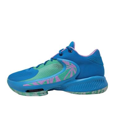 Nike Men's Zoom Freak 4 Basketball Shoes 10.5 Laser Blue/Lilac-light Menta