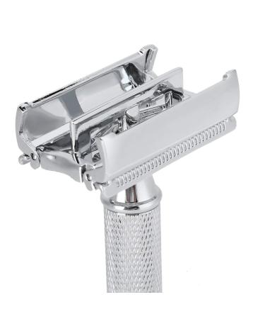 Premium Manual Razor for Men | Double-Sided Beard Cutter & Stainless Steel Hair Removal Tool | Portable Facial Care Essentials - Buy Online on GoSupps.com