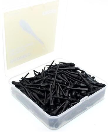 300 Pack ROOBEEO 2BA Thread Plastic Tip Dart Points - Replacement Soft Dart Tips in Black | Dart Accessories - Buy Online on GoSupps.com