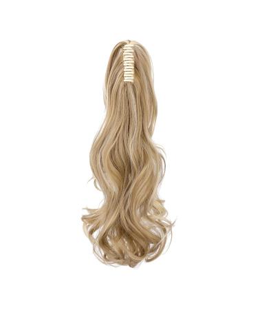 Qunlinta 18 Synthetic Ponytail Extension Ash Blonde Mix Light Bleach Blonde - Buy Online on GoSupps.com