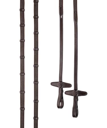 Buy Sunride English Combined Bridle Hawaii - Soft Real Leather Adjustable & Anatomical Reins for Ponies | Brown/Cognac - Buy Online on GoSupps.com