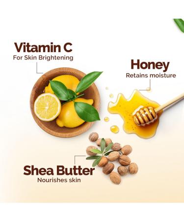 Mamaearth Vitamin C Daily Glow Body Lotion with Honey for Hydrated & Radiant Skin | Lightweight Non-Sticky Moisturizer for All Skin Types 13.52 fl oz (400 ml) - Buy Online on GoSupps.com