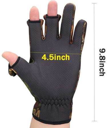 BB Hapeayou Fishing Gloves 3 Fingerless Anti-Slip Gloves for Men & Women | Waterproof Windproof Outdoor Sports Gear | Perfect for Fishing & Cycling (1 Pair) - Buy Online on GoSupps.com