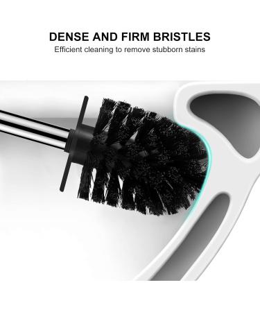 SetSail Compact Size Toilet Bowl Brush and Holder - 2 Pack Toilet Cleaner Scrubber for Bathroom Deep Cleaning - Space Saving Storage Solution - Buy Online on GoSupps.com