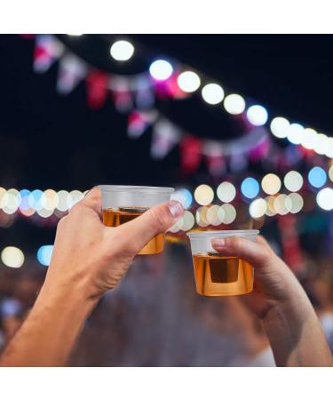JOLLY CHEF 200 Disposable Bomber Cups - Heavy Duty & Reusable Shot Glasses - Perfect for Jager Bombs - Clear 200 Count - Buy Online on GoSupps.com