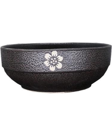 Retro Ceramic Instant Noodles Rice Ramen Bowl Style Bowl Home Shop Farmhouse Tableware Anti-scalding Soup Bowl Kitchenware (Color : OneColor Size : 21cm) 21cm OneColor