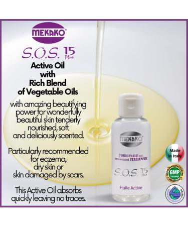  Mekako Mekako Active Oil S.O.S. 15Plus - 100 ml - Buy Online on GoSupps.com