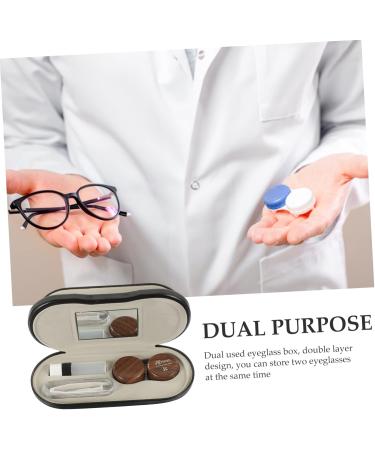 Stobaza 2-in-1 Portable Glasses Case Set - Versatile & Stylish Eyewear Storage for Travel - Buy Online on GoSupps.com