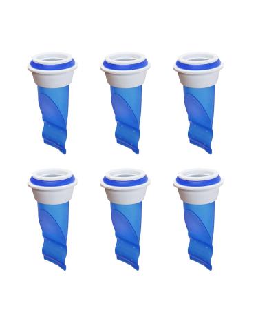 6 Pack Shower Floor Drain Cores Backflow Preventer One Ways Valves Adjustable Silicone Sink Floor Drain Trap For Pipes Backflow Preventer