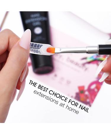 Rstyle Poly Nail Gel 80ml - Pink Acrylic Gel for Professional Manicure Nail Extension & Art | UV/LED Nail Polish for Strong Natural Finish - Buy Online on GoSupps.com
