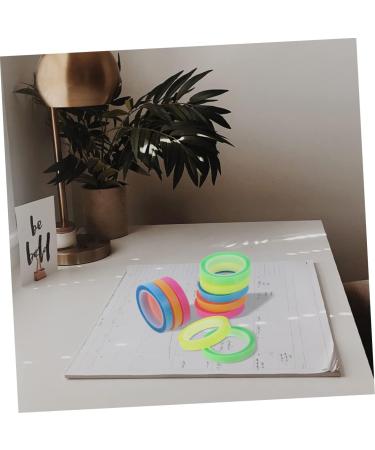 Lurrose Kids Educational 15 rolls Reading Highlighters Adhesive Tape for Highlight Supplies Page Annotation Professional - Buy Online on GoSupps.com