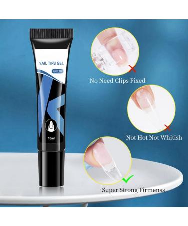 Solid Nail Gel Glue for Press on Nails Gel Nail Glue Extra Strong Strong Nail Glue for False Nails Nail Extension Glue Acrylic Nail Glue Extra Strong Rhinestone Glue for Nails Nail Bond Glue - Buy Online on GoSupps.com