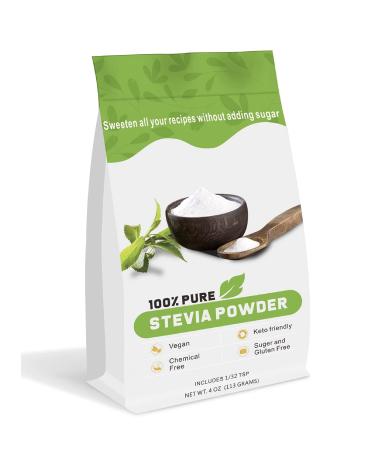 100% Pure Stevia Powder, Keto & Vegan, No Fillers and Additives