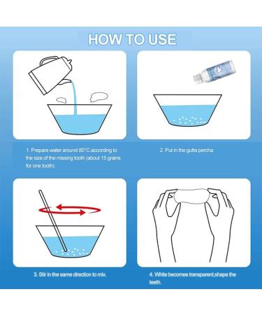 Provisional Dentures & Temporary Tooth Repair Set - Vampires Fake Dentures for Halloween & Cosplay (30ml) | International Shipping Available - Buy Online on GoSupps.com