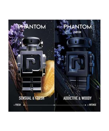 Phantom by Paco Rabanne for Men 1.7 oz Eau de Toilette Spray Refillable Vanilla Lemon Fresh Lavender 1.7 Fl Oz (Pack of 1) - Buy Online on GoSupps.com
